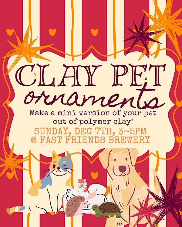 Clay Pets (Ornament Option!) | Fast Friends Beer Company