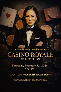 Casino Royal: 2026 AREAA NNJ Installation Gala | Waterside Restaurant & Catering