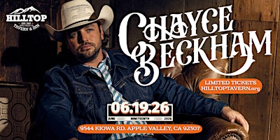 Chayce Beckham | Hilltop Tavern and Inn