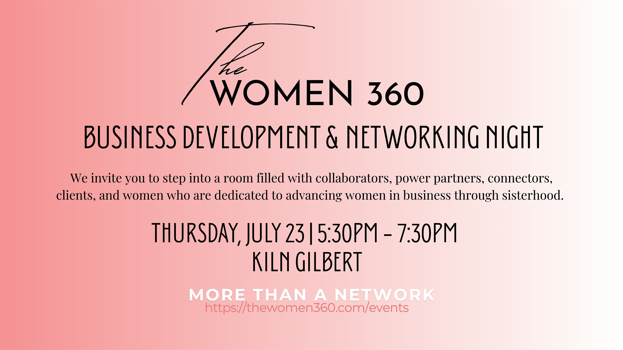 The Women 360 Networking and Business Development Event | 2162 E Williams Field Rd suite 111