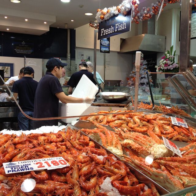 The famous Sydney Fish Market