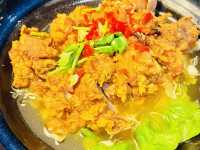 異人館｜布丁免費吃到飽，定食份量大很夠吃｜跟著17吃美食