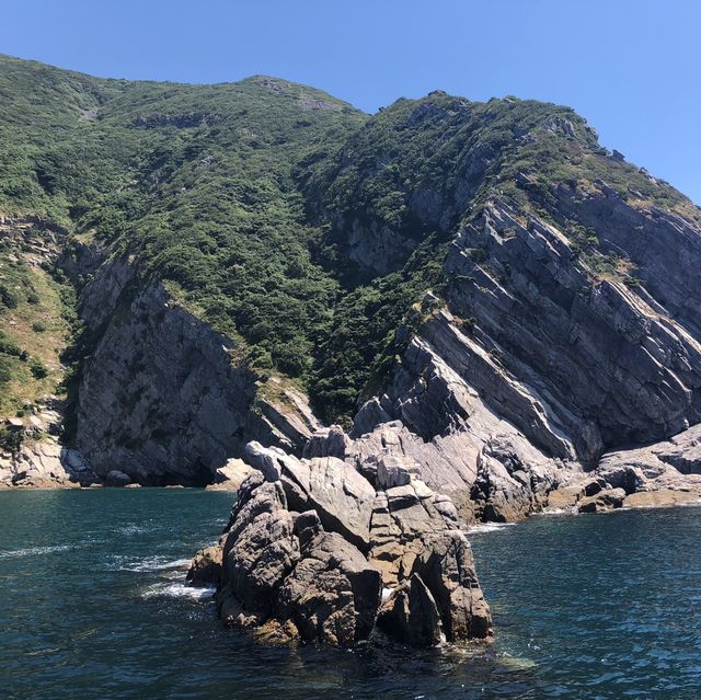 멋진 바다 위 홍도