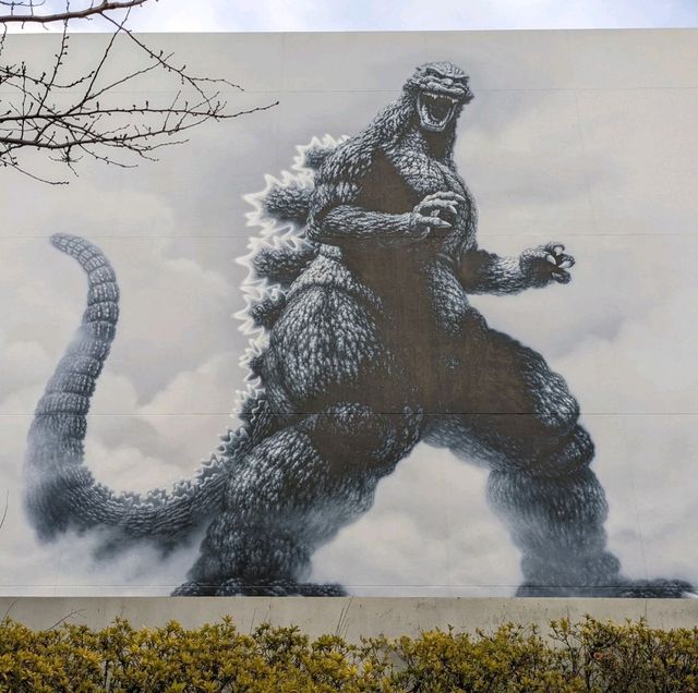 Take a Picture Next to the Godzilla Statue!