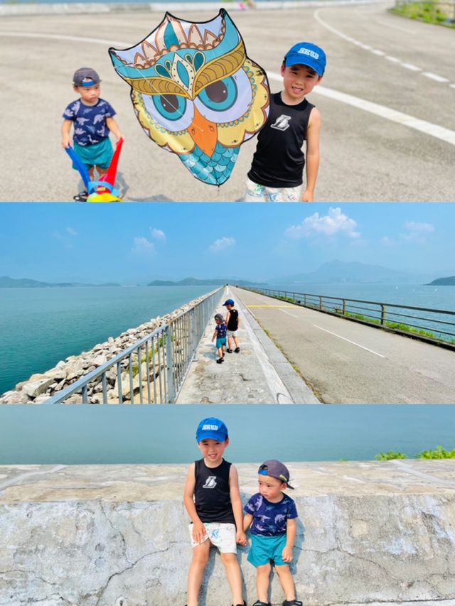 大埔大尾篤來了一個小旅行玩到日落！