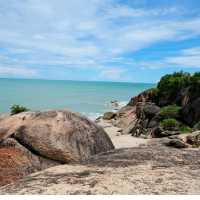 เที่ยวหาดลับ เมืองสงขลา “หาดเก้าเส้ง”