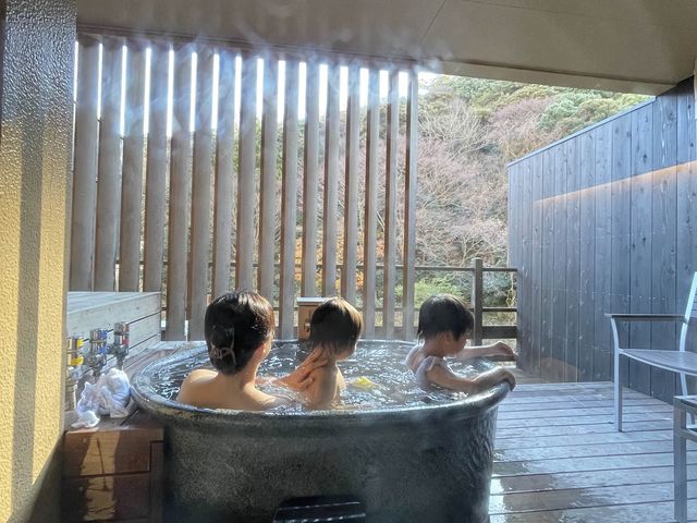 日本箱根溫泉酒店．親子和風獨立溫泉！勁寫意～