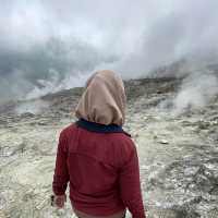 Papandayan Active Volcano Creater