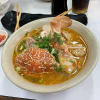 梅窩美食｜星期日限定蟹茄湯檬