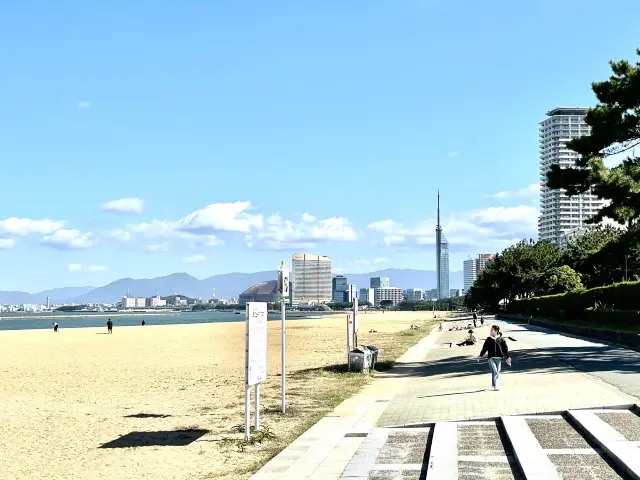 【福岡】姪浜の海岸を眺めてのこのしまへ