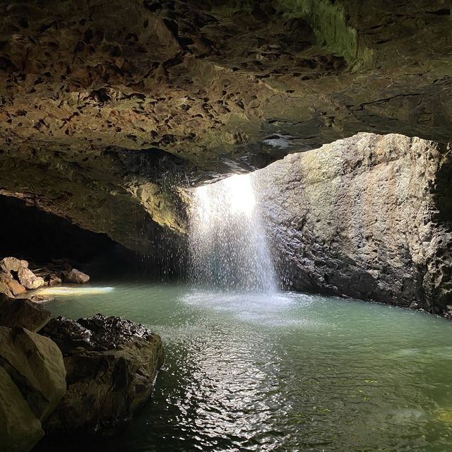 amazing nature walk with waterfalls 