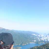Needle hill and stunning view of Shing mun water reservoir 