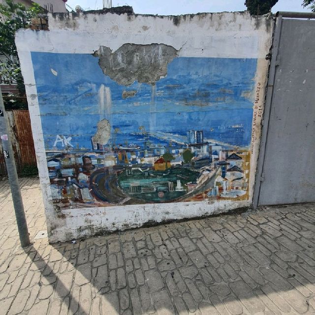 Street art in Durres, Albania