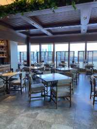Eating in real Farmhouse break buffet cool env