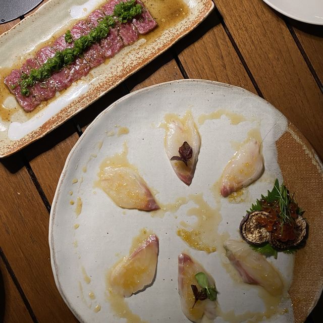 Japanese fusion with lively atmosphere