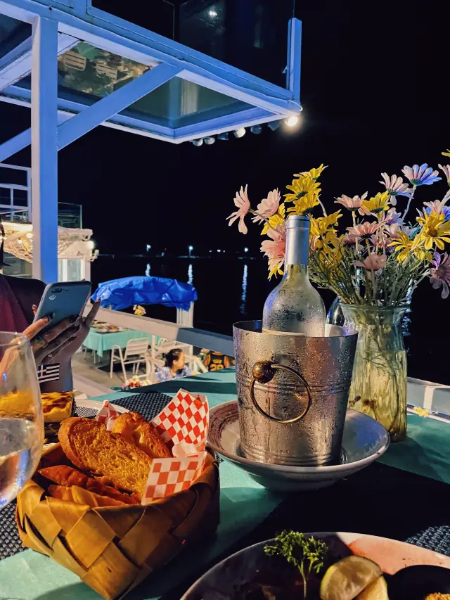 Greek Dinner at a Greek village, Sanya 🇬🇷🏝