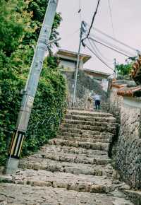 ⛩Japan | Okinawa🌟Shuri Kinjocho Stone-paved Road