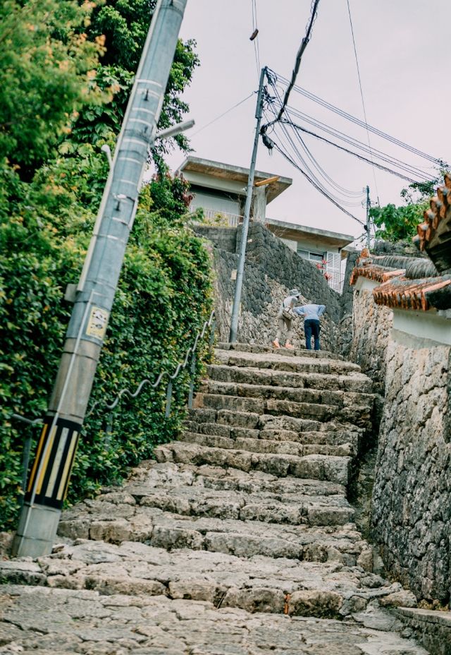 ⛩Japan | Okinawa🌟Shuri Kinjocho Stone-paved Road