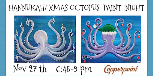 Holiday Octopus Paint Night | Copperpoint Brewing Company