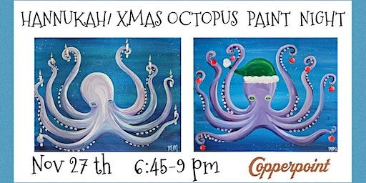 Holiday Octopus Paint Night | Copperpoint Brewing Company
