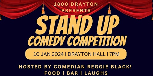 Stand Up Comedy Competition | Eighteen Hundred Drayton Catering & Events