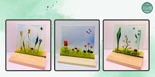 Fused glass flower panel workshop | Mayfield Avenue, Ilkley LS29 8LF, UK