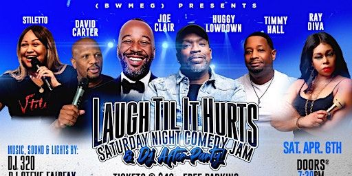 (BWMEG) presents The Laugh Til It Hurts Holiday Comedy Jam & DJ After-Party | Clarion Inn Frederick Event Center