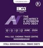 Architect & Interior Expo Chennai 2024 | Chennai Trade Centre - Nandambakkam, Chennai, Tamilnadu