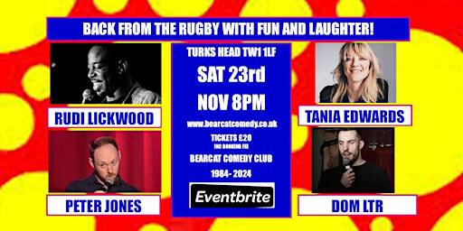 Bearcat Comedy Sat 23rd November | Turks Head