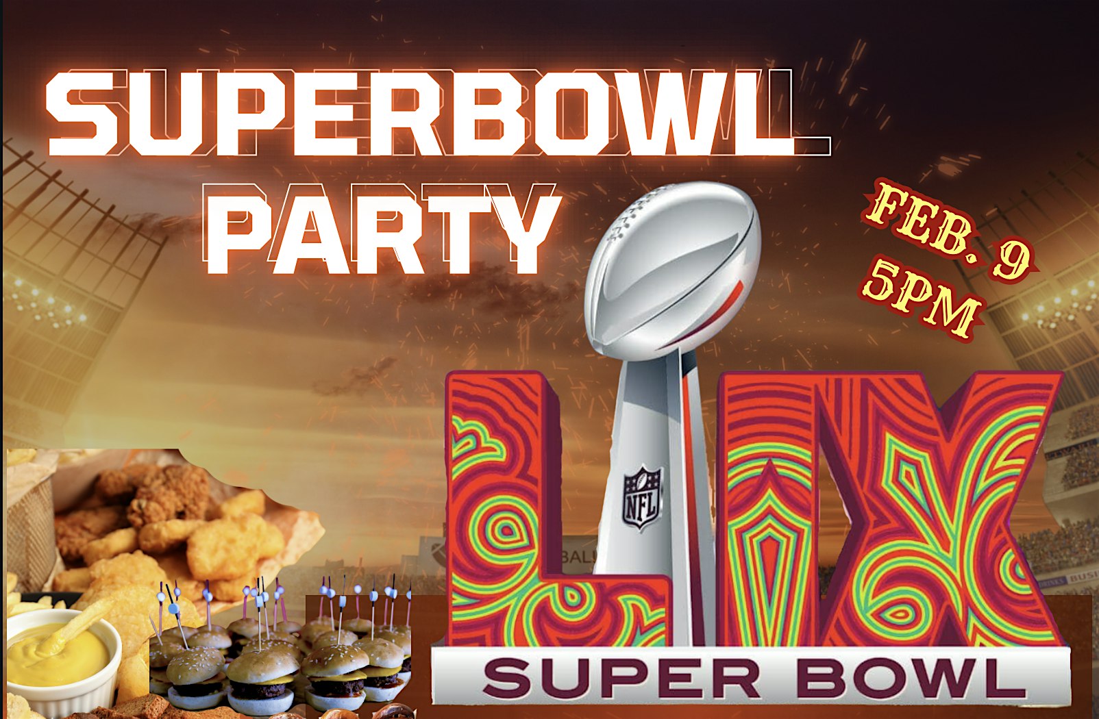 THE BIG CITY SUPER BOWL PARTY | Oakland Neighborhood Center