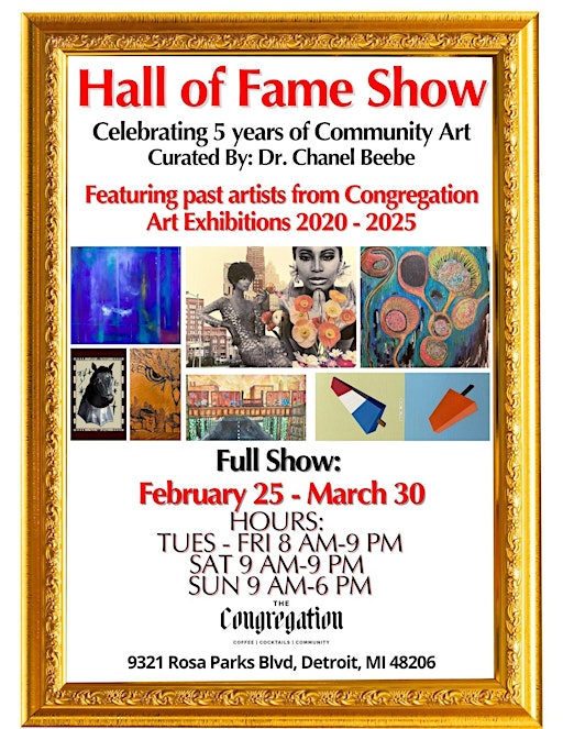 Hall of Fame Show (March Art Exhibition at The Congregation) | The Congregation