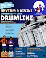 "Rhythm and Divine", Community Youth Drum-line (Informational Meeting) | 350 W Woodrow Wilson Ave ste 3330