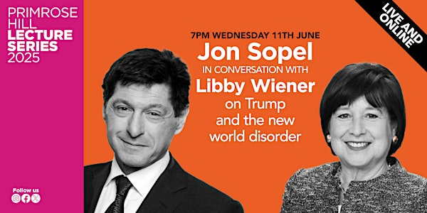 PHLS: John Sopel in conversation with Libby Wiener | Church of St Mary the virgin Primrose Hill