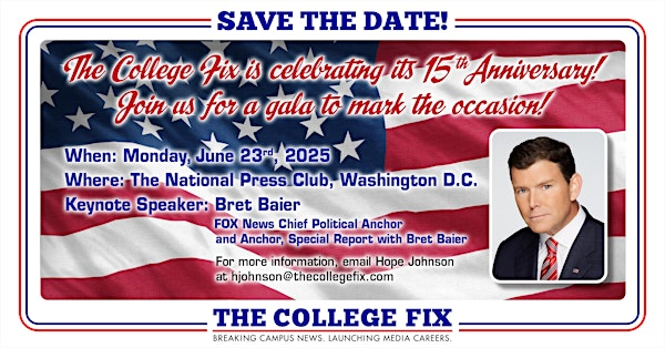 The College Fix 15 Year Anniversary Gala | National Press Club