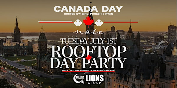 ROOFTOP DAY PARTY (CANADA DAY) | 297 Dalhousie St