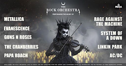 The Rock Orchestra by Candlelight: Wolverhampton | The Civic at The Halls, Wolverhampton.