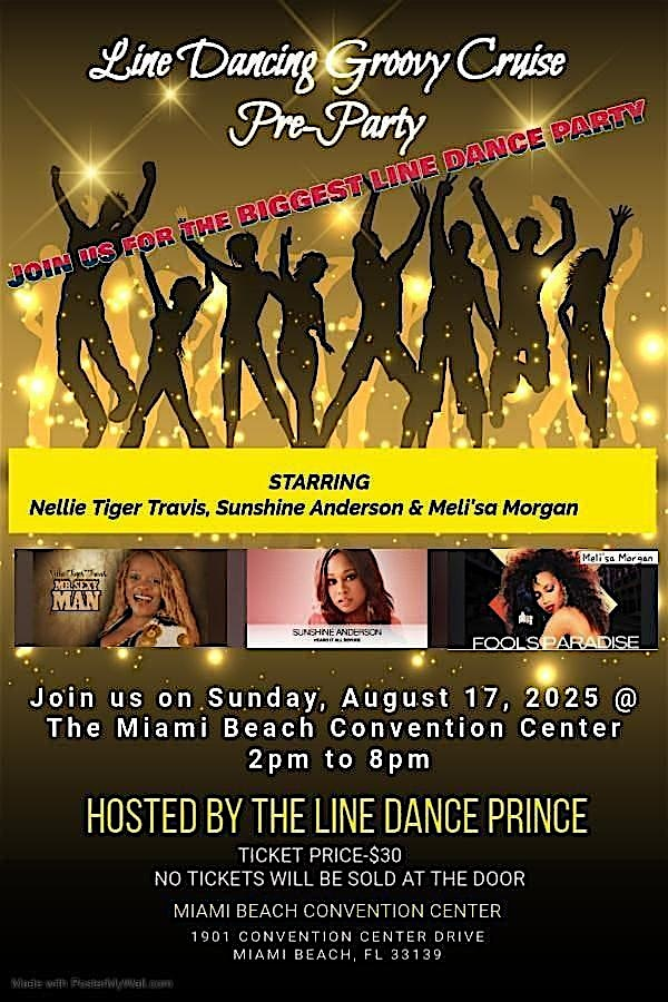 Line Dancing Groovy Cruise Pre-Party | MIAMI BEACH CONVENTION CENTER