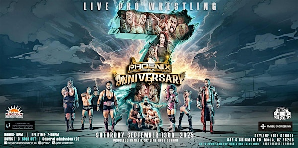 Phoenix Championship Wrestling presents “Anniversary 7” | Skyline High School