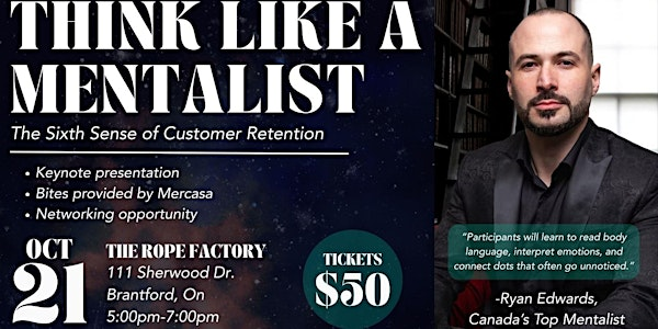 Think like a Mentalist: The Sixth Sense of Customer Retention | The Rope Factory Event Hall
