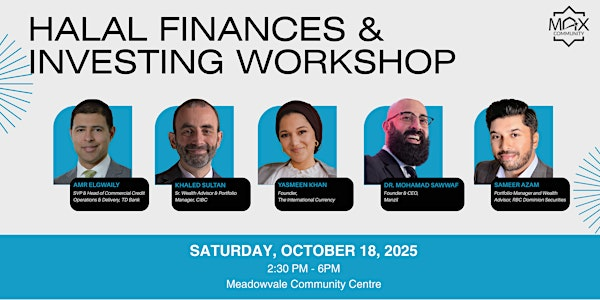 Halal Finances & Investing | Meadowvale Community Centre