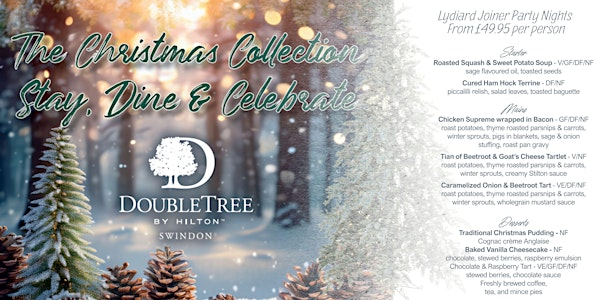 Christmas Lydiard Joiner Party Nights - 6th December | DoubleTree by Hilton Swindon