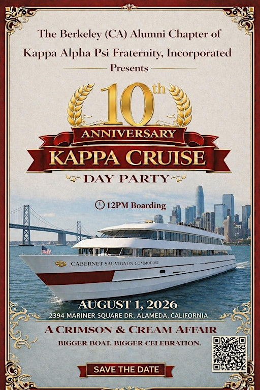 Kappa Cruise 2026 Day Party | 2394 Mariner Square Dr