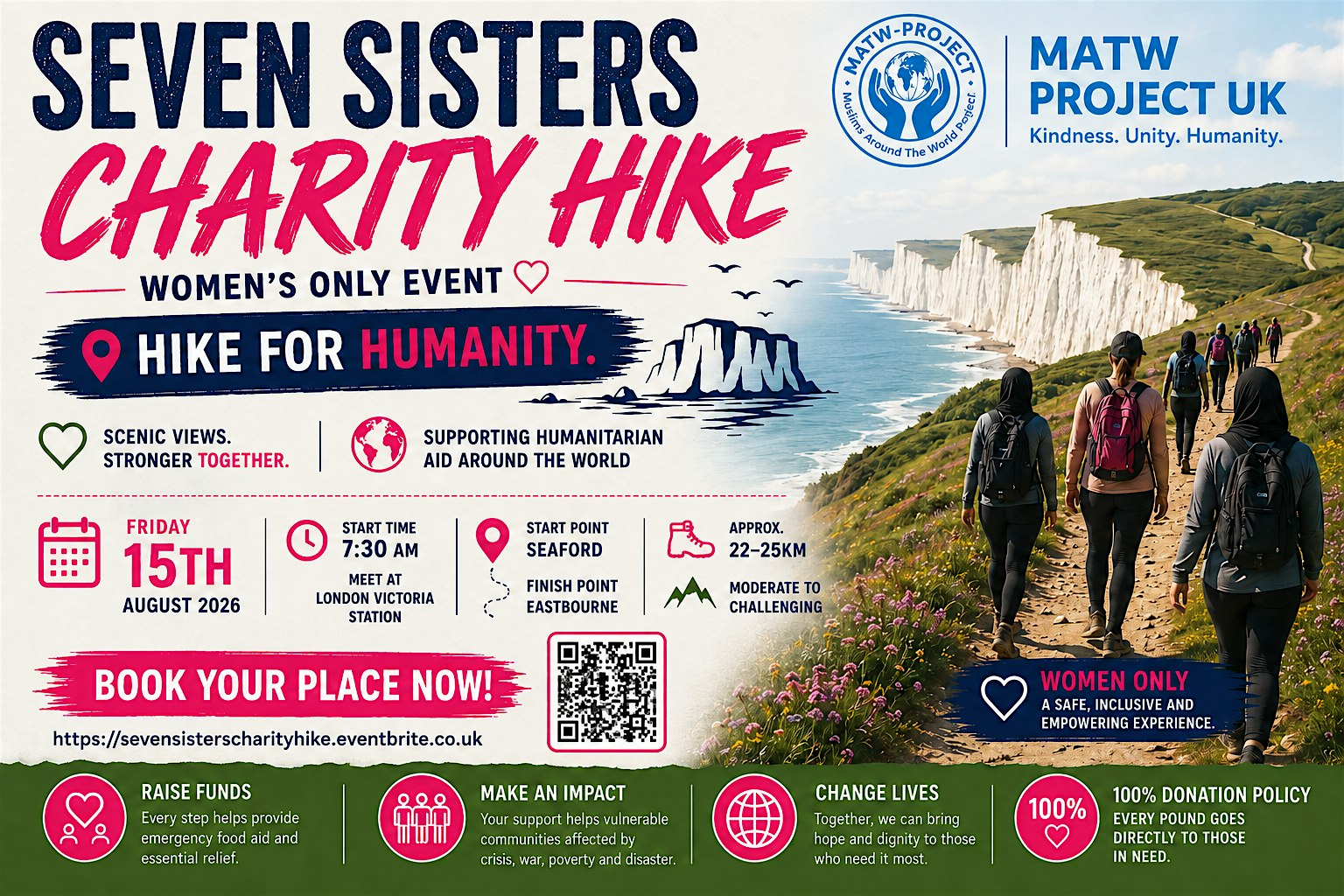 Women Only Charity Hike at Seven Sisters Cliffs | Seven Sisters Cliffs