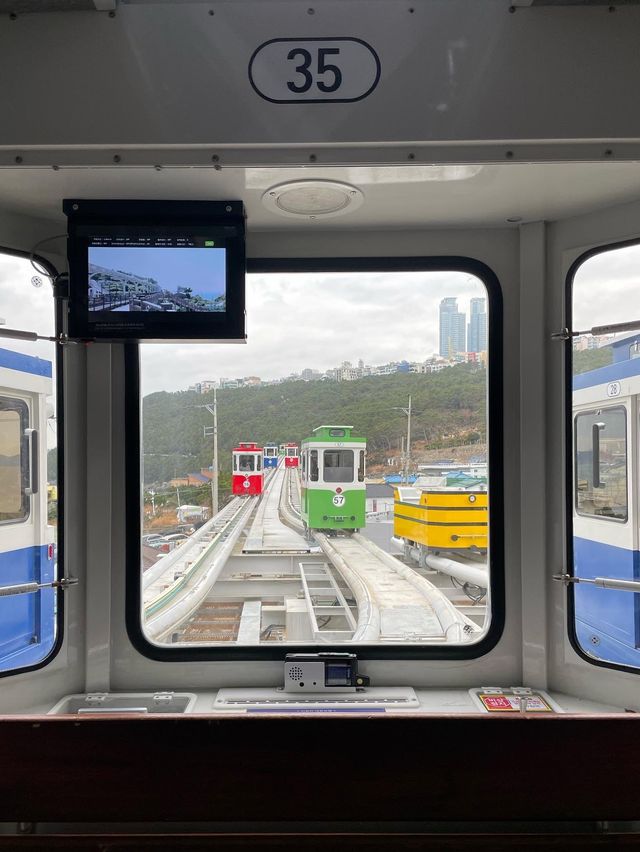귀여운 캡슐 열차 타고 해운대를 한눈에!캡슐 열차 꿀팁까지 한눈에!🚃🤍 