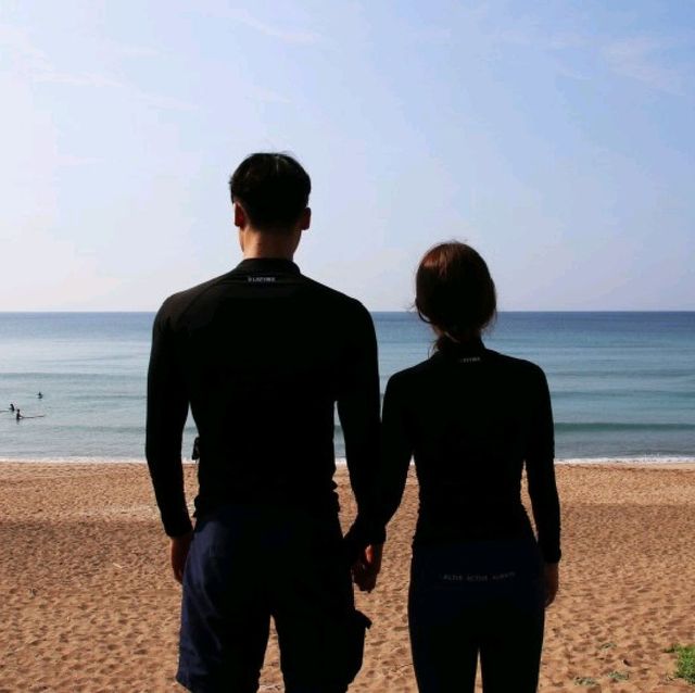 중문색달해수욕장에서 제주도 서핑강습받기!