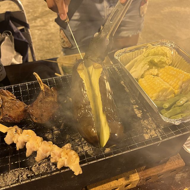 大尾篤 單車 日落 BBQ 追月 🚴‍♀️🌅🎑😬