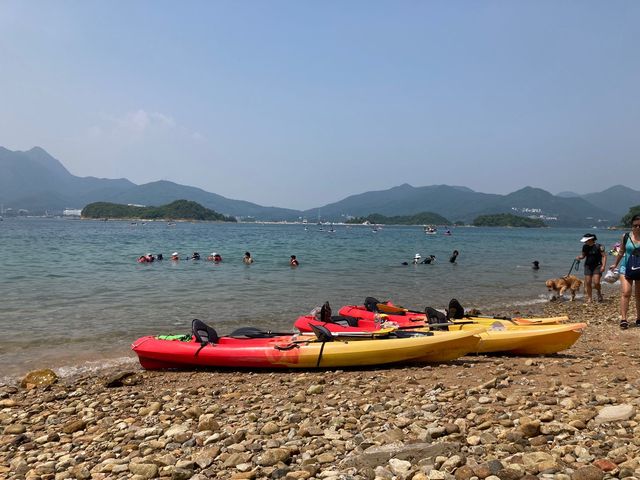 Accessible and beautiful beach, Sharp Island. 
