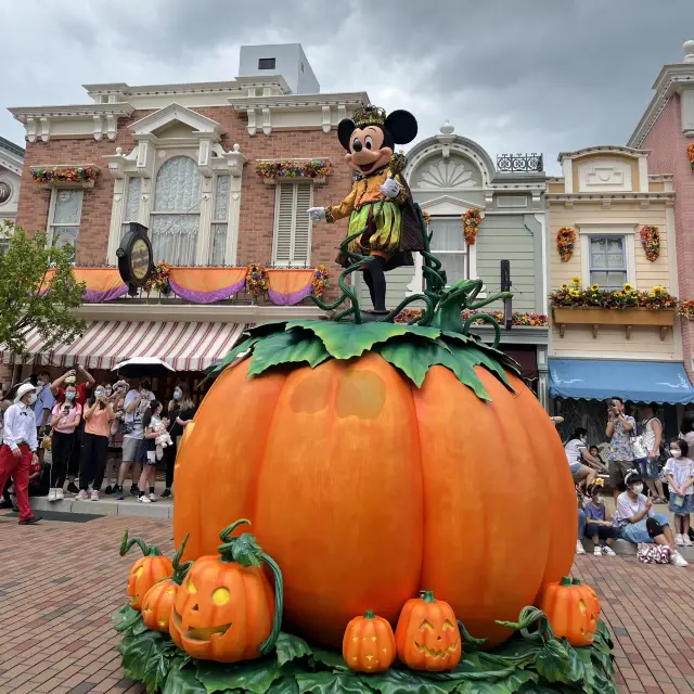 香港迪士尼萬聖節版美國小鎮大街巡遊🎃