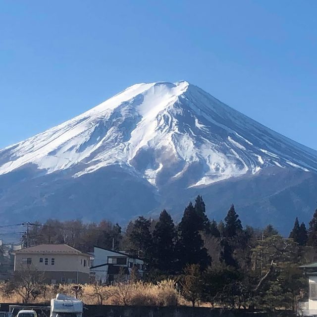 河口湖火車🚞站富士山🗻零死角