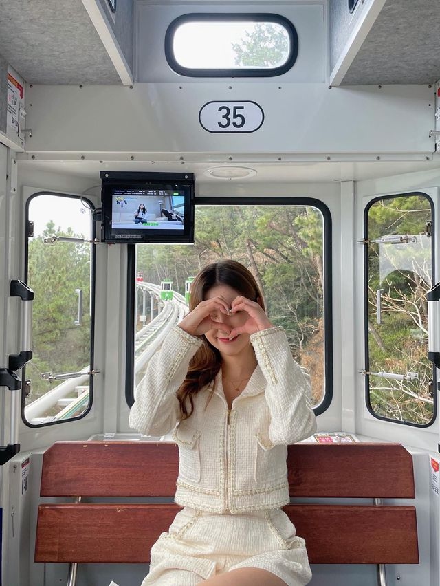 귀여운 캡슐 열차 타고 해운대를 한눈에!캡슐 열차 꿀팁까지 한눈에!🚃🤍 